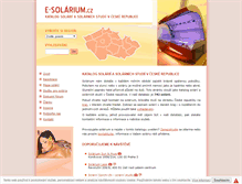 Tablet Screenshot of e-solarium.cz