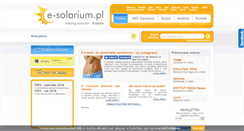 Desktop Screenshot of e-solarium.pl